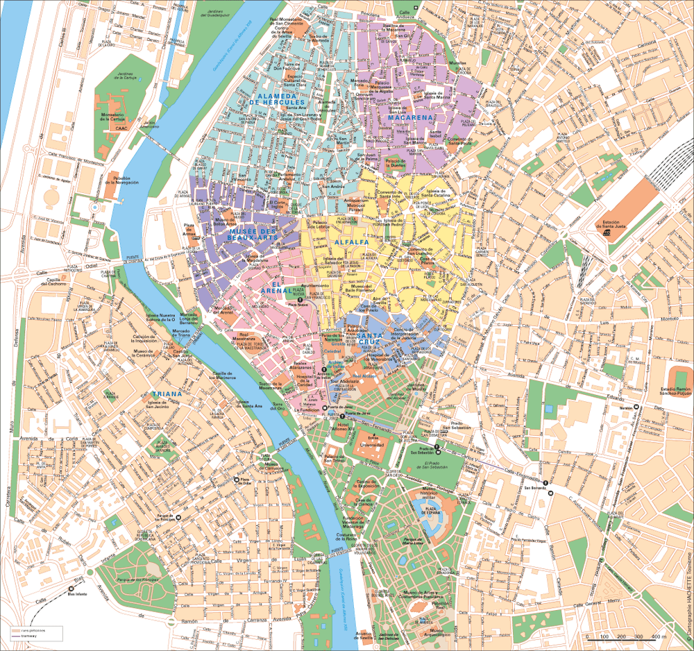Carte Séville - Plan Séville