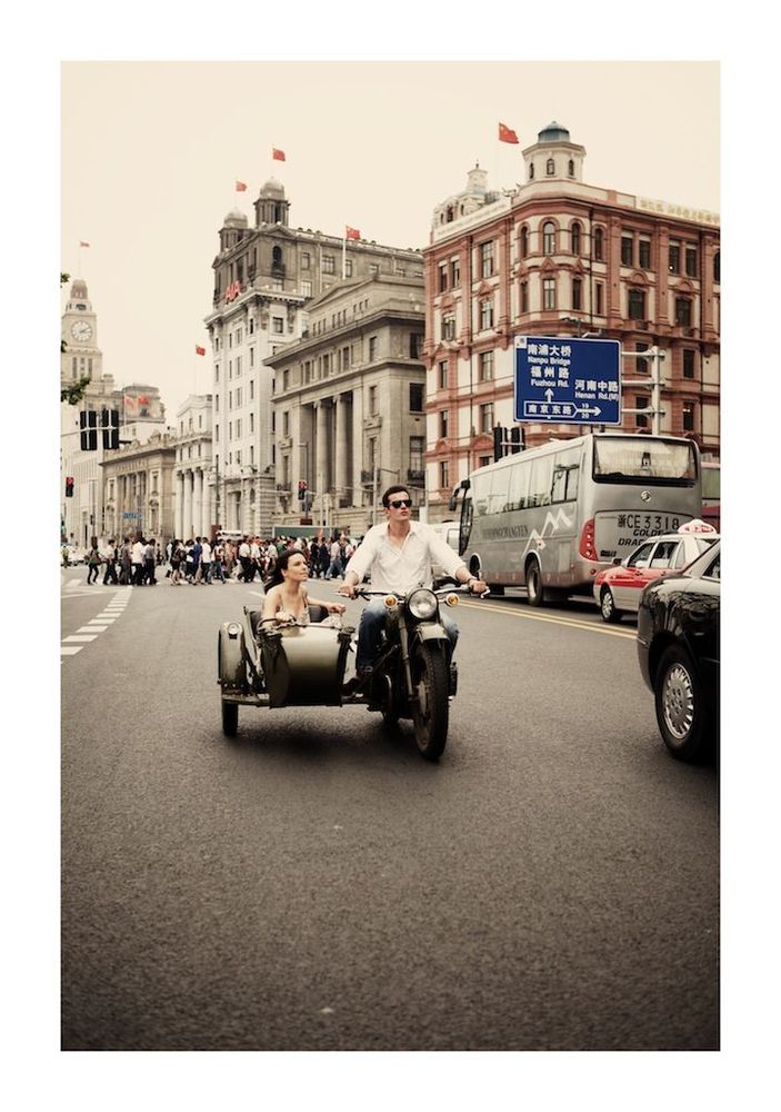 Side car Shanghai Chine