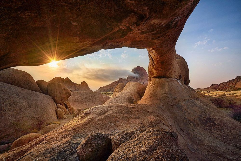 Afrique Namibie Arche du Spitzkoppe