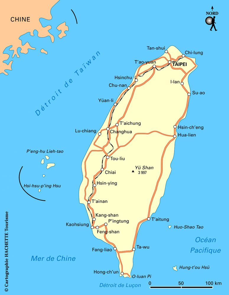 Carte Taiwan - Plan Taiwan