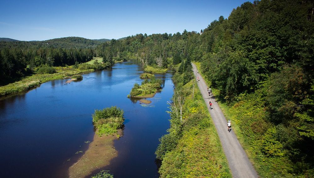 Québec Laurentides Vélo Grand Sentier