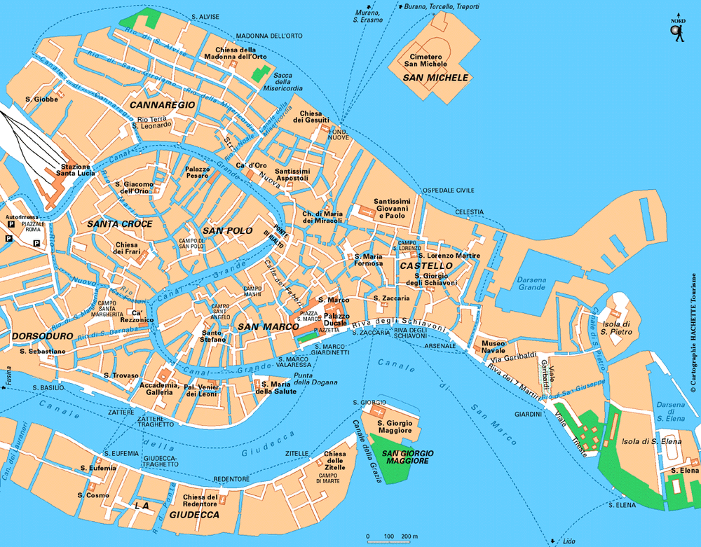 Carte Venise - Plan Venise