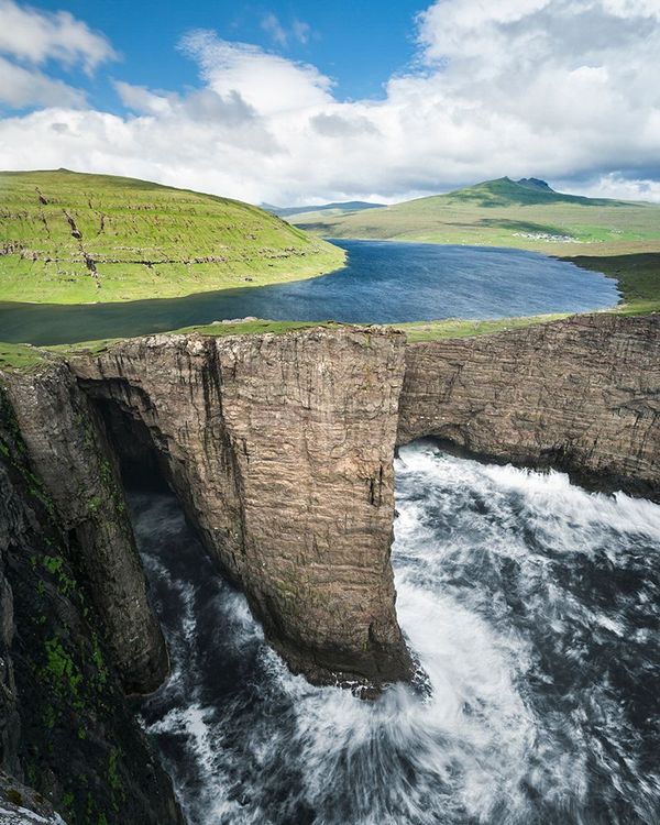 Îles Féroé Sørvágsvatn