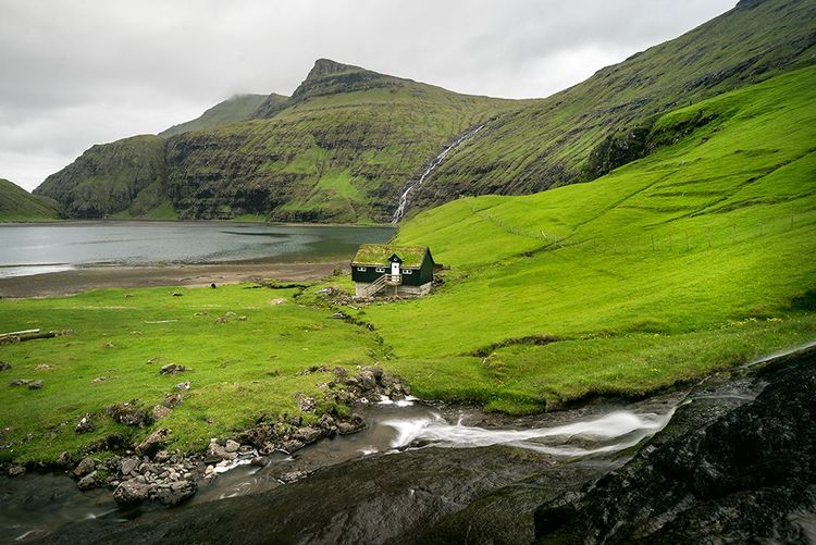 Îles Féroé Baie de Saksun