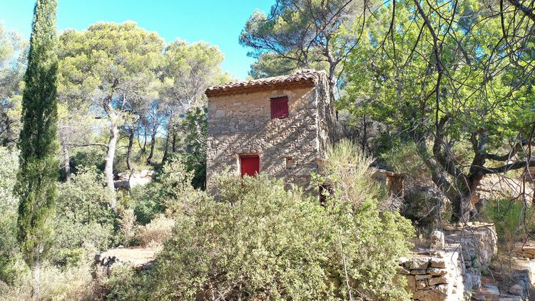 Cabanon de Cézanne des carrières de Bibémus