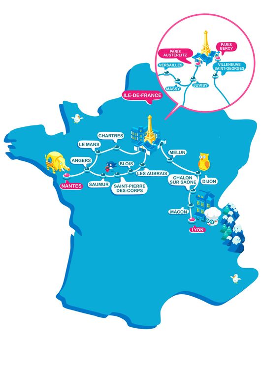 OUIGO Train Classique : Lyon et Nantes au départ de Paris à partir de 10 € le trajet OUIGO Train Classique : Lyon et Nantes au départ de Paris à partir de 10 € le trajet