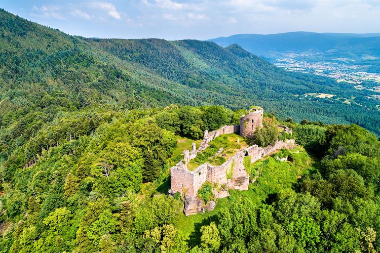 Les Vosges, vues d’Alsace