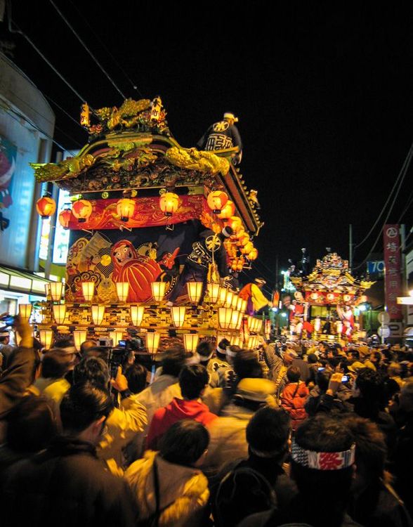 Japon Chichibu Festival Yomatsuri