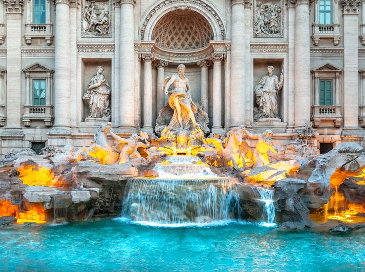 C’est officiel : à Rome, l’accès à la fontaine de Trevi coûte désormais 2 € Fontaine Trevi Rome