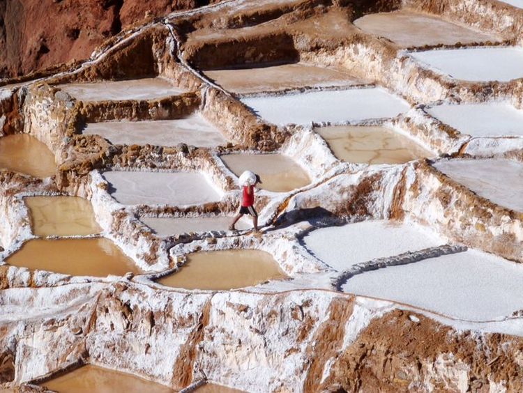 Las Salinas près de Cuzco au Pérou