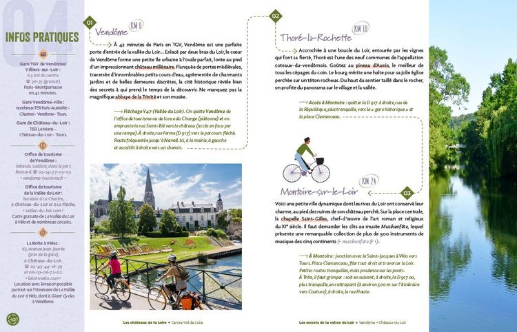 Les châteaux de la Loire à vélo
