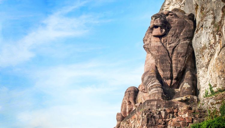 Lion Belfort Statue