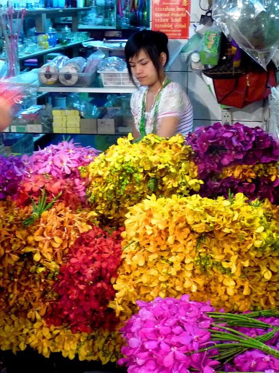 Thaïlande Marché aux fleurs