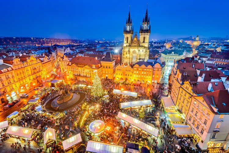 Marche de noel à Prague