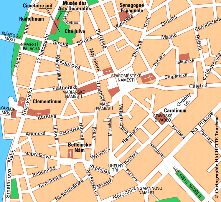 Carte Prague Centre - Plan Prague Centre
