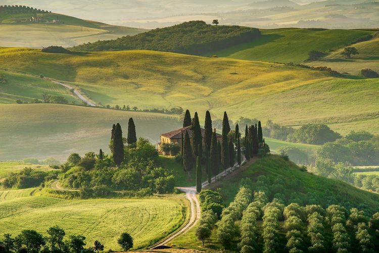 Italie : le Val d’Orcia, la Toscane idéale