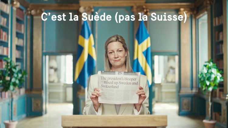 La Suède en a marre d'être confondue avec la Suisse ! La Suède en a marre d'être confondue avec la Suisse !