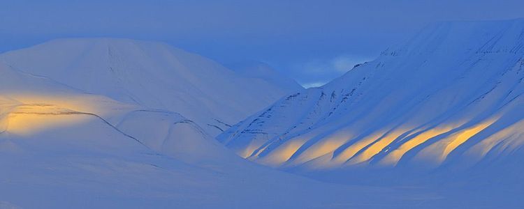 Lumière sur le Svalbard, Norvège