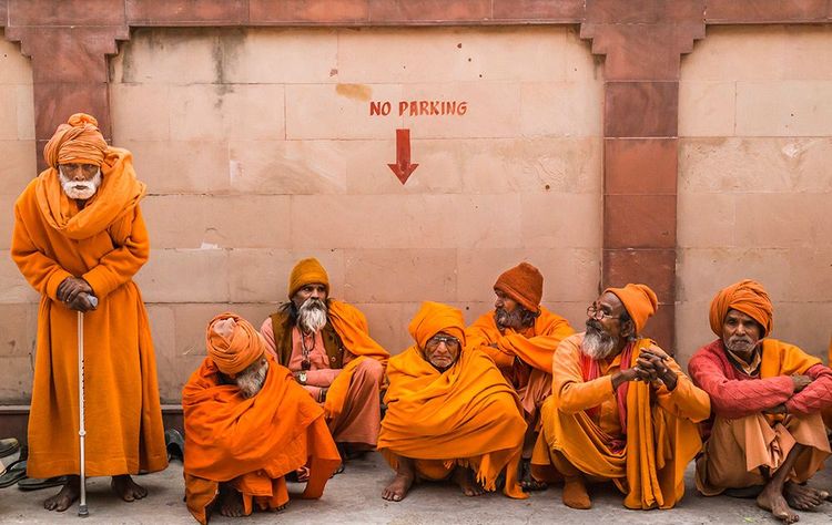 Sadhus à Haridwar, Inde
