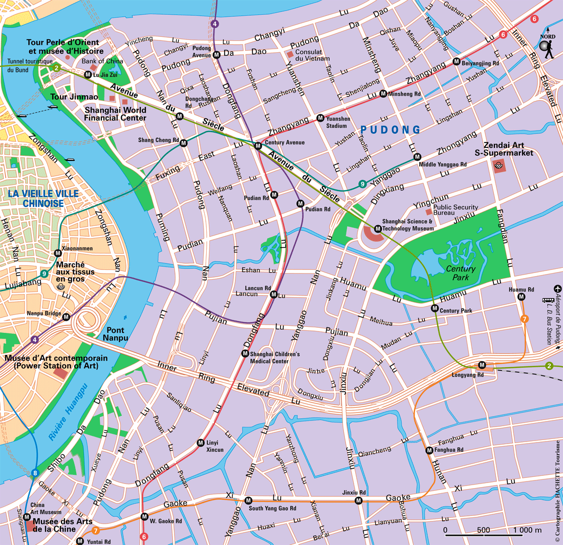 Carte Shanghai Pudong
