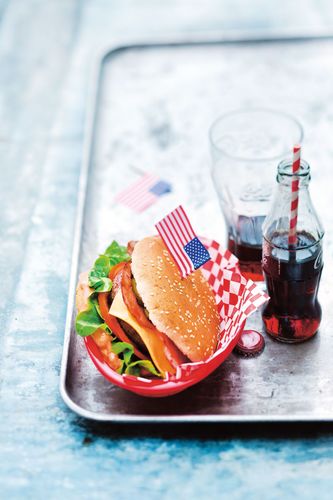 Hamburger au bacon