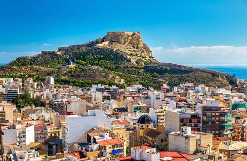 Alicante - le château Santa Bárbara
