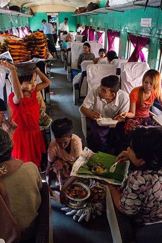 Birmanie Train Yangon-Moulmein