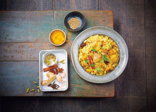 Biryani d'agneau au wok