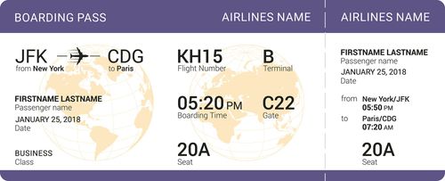 Boarding pass