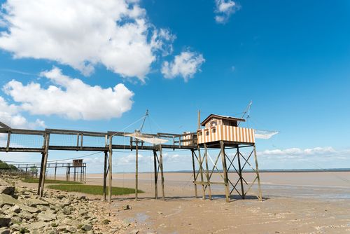 Carrelet dans le Médoc - Estuaire de la Gironde