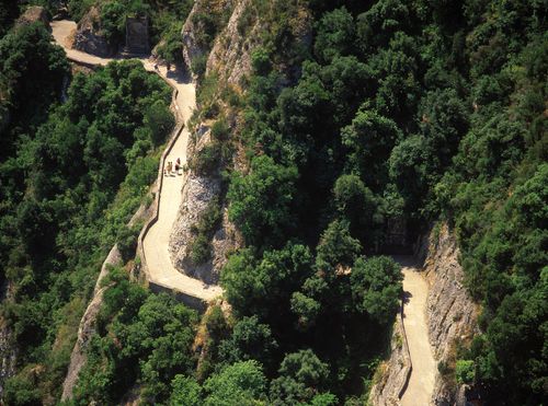 Chemin Romeu entre Barcelone et Montserrat