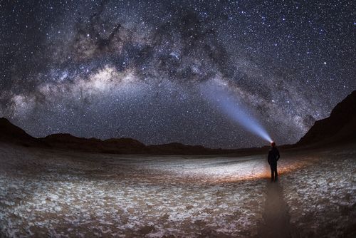 Chili Vallée de la Lune de nuit