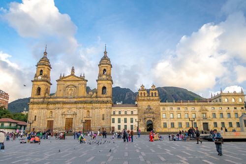 Colombie Bogota Place Bolivar