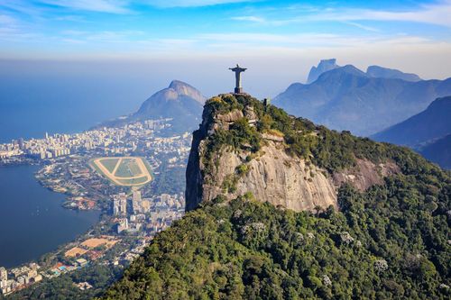 Corcovado Rio Vue aérienne