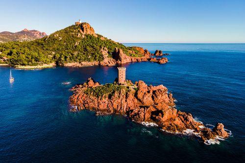 Côte d'Azur Cap Dramont et Île d'Or