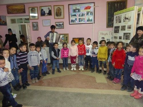 Dans un centre éducatif au Karakalpakstan.
