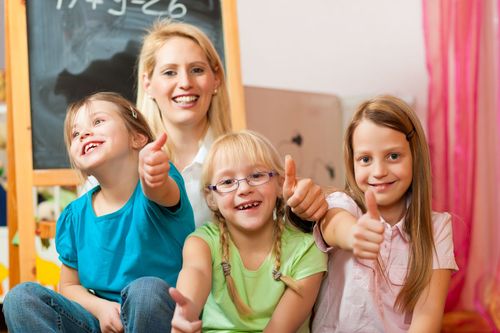 Enfants Groupe Au pair