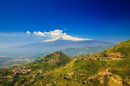 Etna fumée blanche