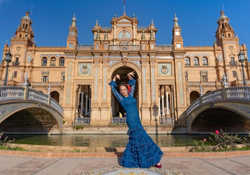 Flamenco sur la place d'Espagne