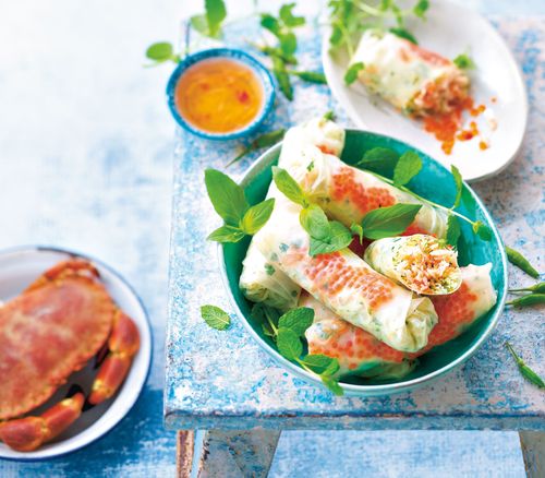 Rouleaux de printemps au crabe