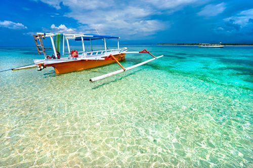 Gili Meno Lagon Indonésie