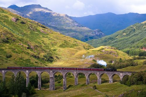 Ecosse Train Glenfinnan Viaduc