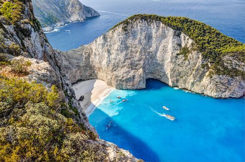 Grèce Zakintos Plage de Navagio
