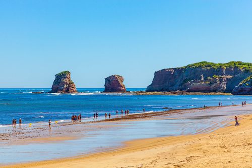 Hendaye plage et les Deux Jumeaux