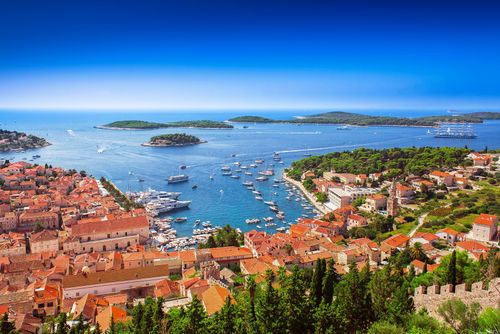 Croatie Île de Hvar Ville de Hvar