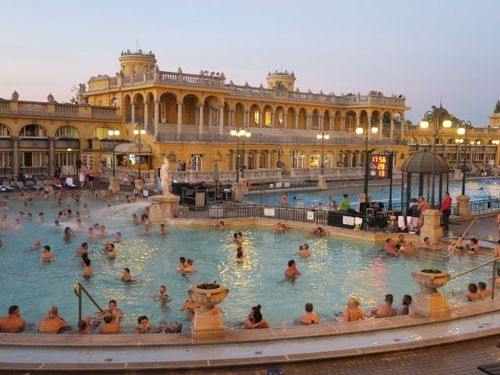Hongrie Budapest Bains Szechenyi