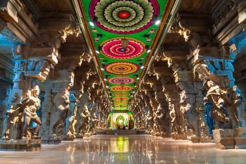 Inde Madurai Meenakshi temple