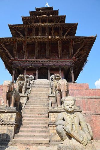 Népal Bhaktapur Temple Nyatapola