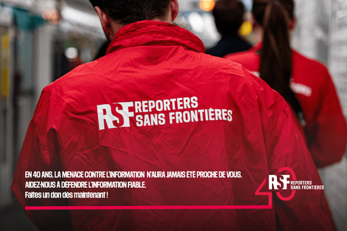Reporters sans frontières : 40 ans de combats pour la liberté d'informer