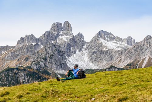 Montagne écotourisme Homme